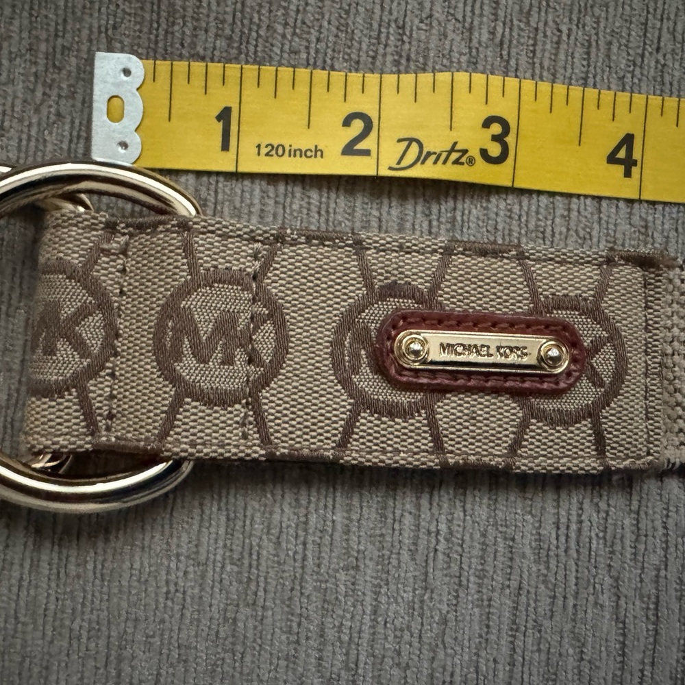 Michael Kors genuine leather stretch belt SZ XL